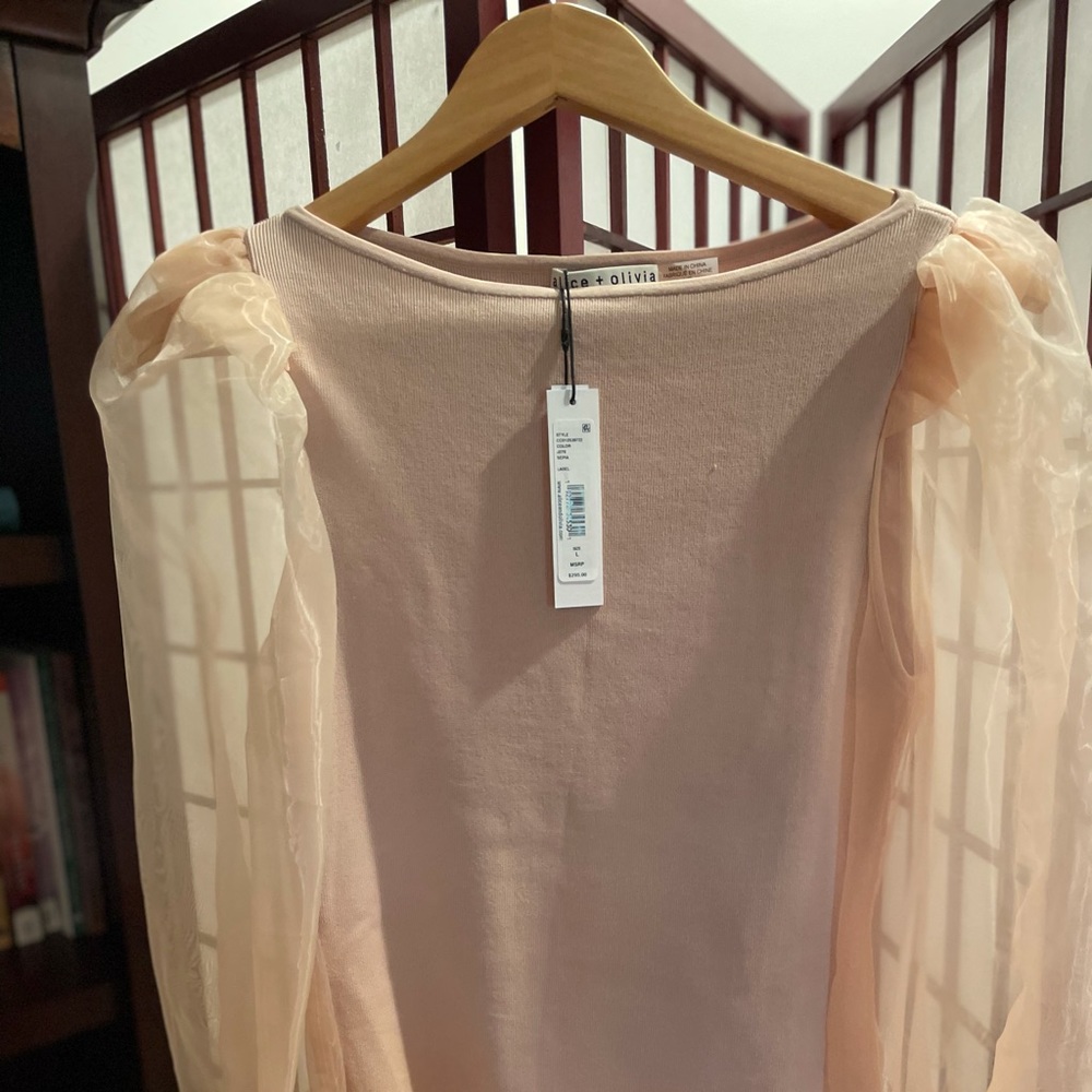 Alice and Olivia Puff Blouse Fall/Winter 2020/21